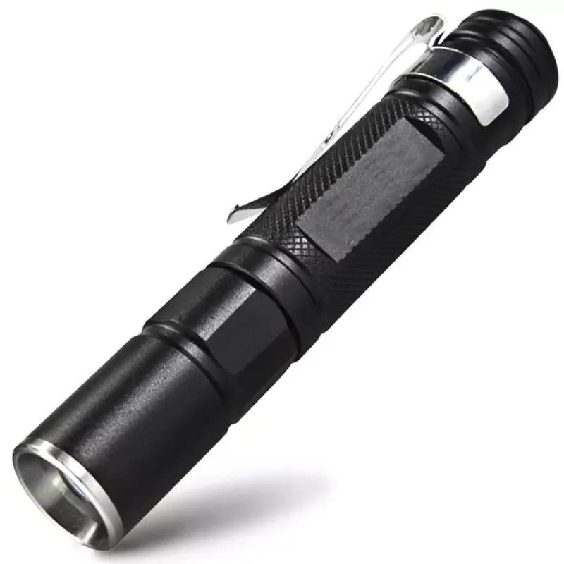 Портативный светодиодный ультрафиолетовый фонарик из алюминиевого сплава с фокусировкой и брелоком