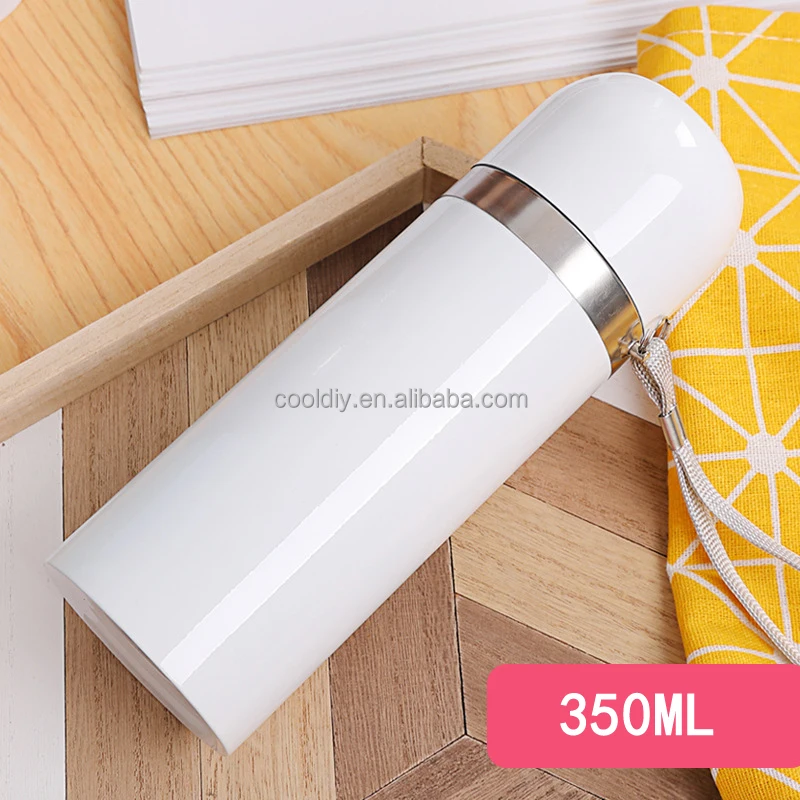 350ML Sublimation Bullet Stainless Steel Vacuum Bottle 15OZ Tumbler Water Bottle Sublimation Tumbler Cups