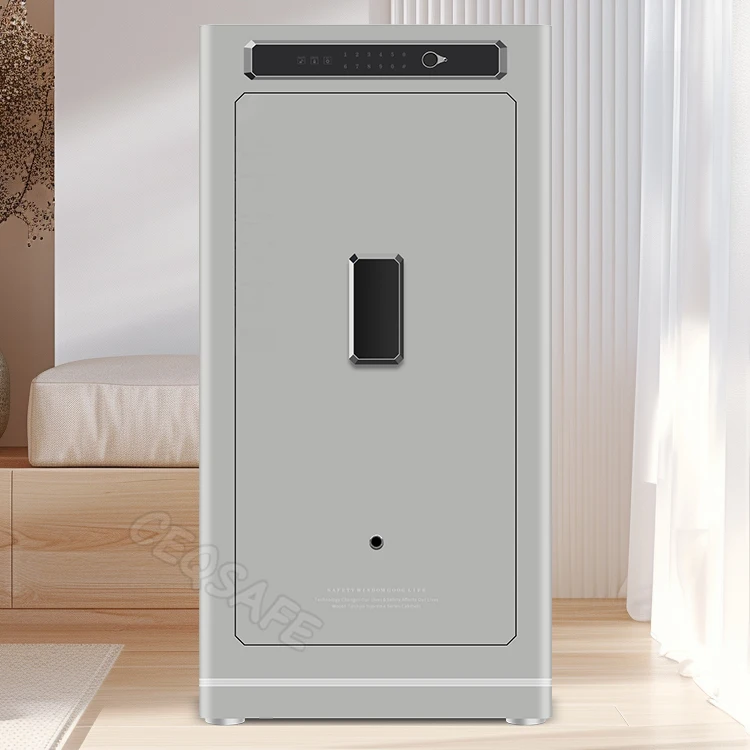 CEQSAFE High Quality Home Security Digital TUYA APP Wifi Fingerprint Safe Box Steel Household Storage Direct Factory Sale
