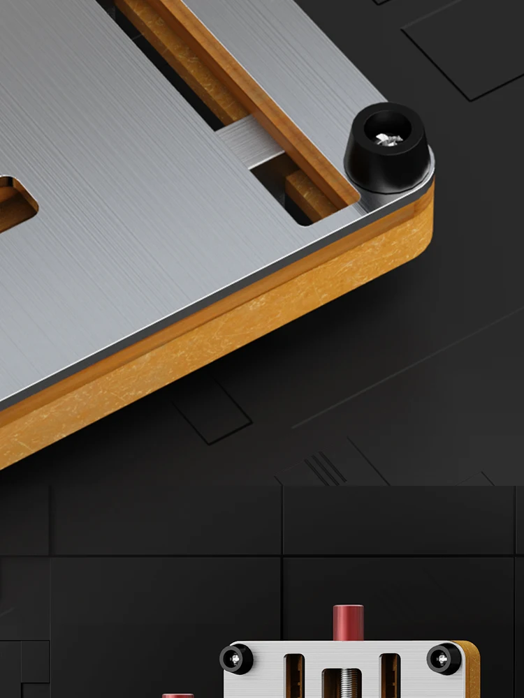 XZZ T2 Dual-axis Multi-function Motherboard Fixture PCB Holder CPU IC Chip Soldering Rework Platform Universal Clamp