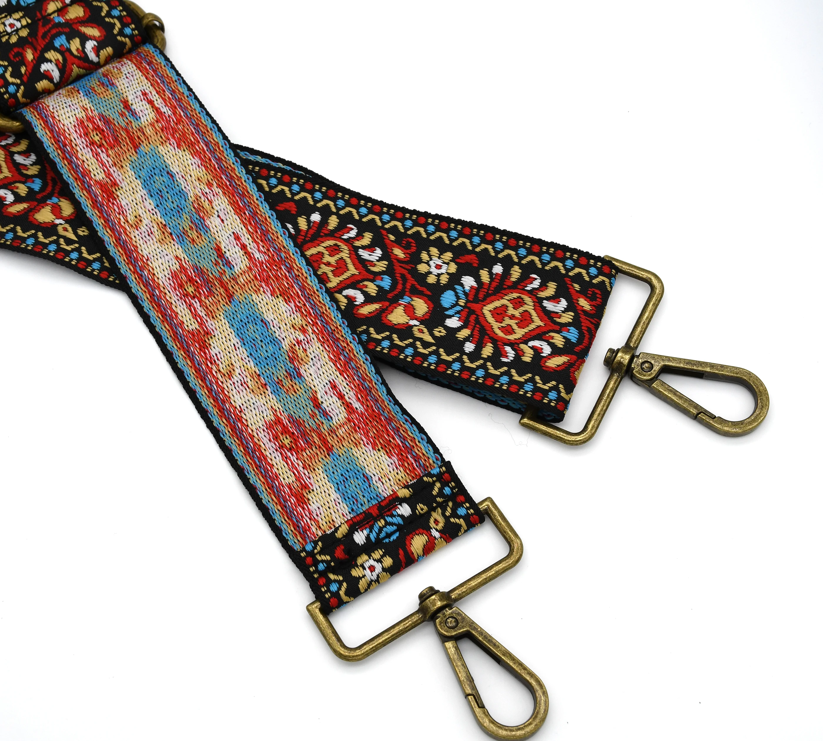 Cloxy 5cm Wide Embroidery Adjustable Shoulder Straps for Crossbody Bag  Ethnic Handbag Purse Straps for Bag Replacement Bag Strap