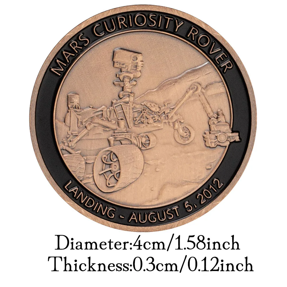 Mars Rover Coin Alibaba.com: Mars Curiosity Rover 2012 Bronze Coin, NASA Commemorative ...