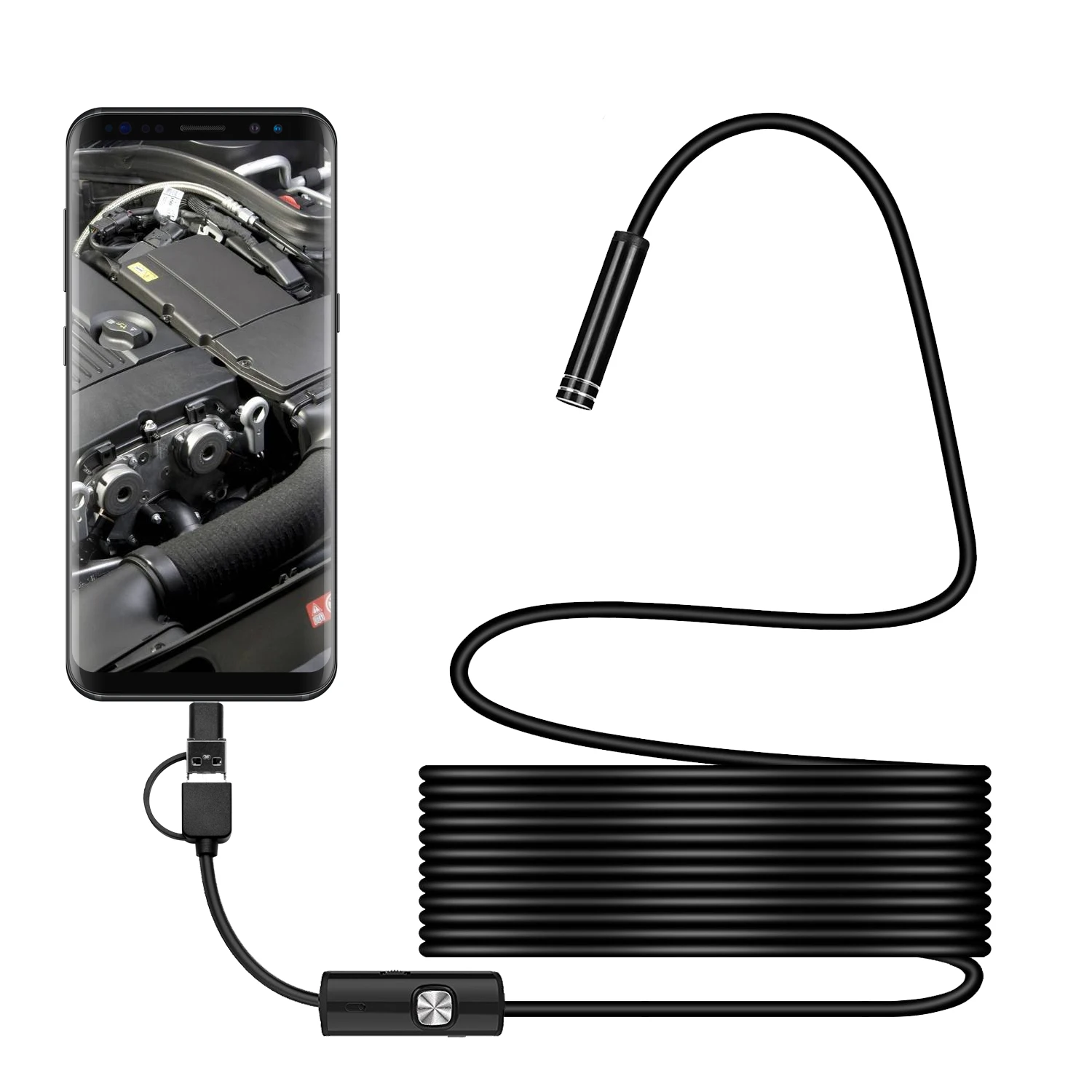 Эндоскоп 3.5м Deko we-3.5. USB камера эндоскоп для андроид. USB Camera для эндоскопа. Камера - гибкий эндоскоп USB (Micro USB), 2м, Android/PC. Камера гибкая для телефона с подсветкой
