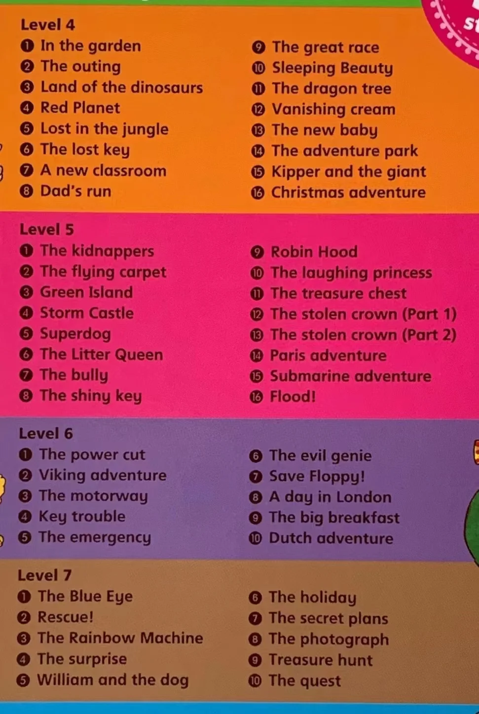 Oxford Story Tree Level 4-7: 52 Picture Books for Children's