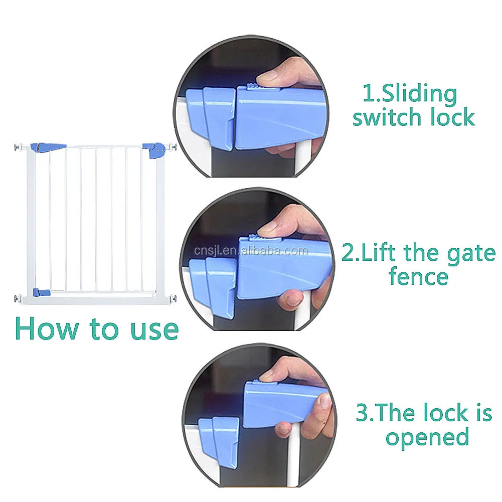 The Newly Designed Safety Stair Guardrail Is Retractable New Born Baby Products Products for Babies Safety Gate Baby