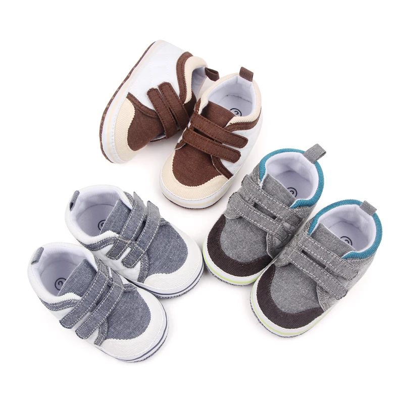 Spring and Autumn New Men's Baby Canvas Shoes Walking Shoes Soft Soles with Baby Shoes