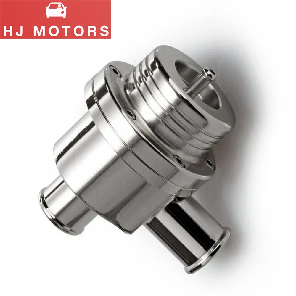 Universal 25mm Dual Turbo Recirculating Diverter Blow Off Dump Valve Aluminum for BMW Honda Chevrolet Dodge