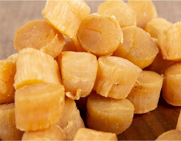 High Quality Frozen Sea Scallop Dried Scallops Cooked With No Shell