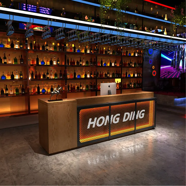 Loft Style Design Cash Cashier Money Restaurant Cafe Bar Bill Counter Checkout Salon Reception Desk