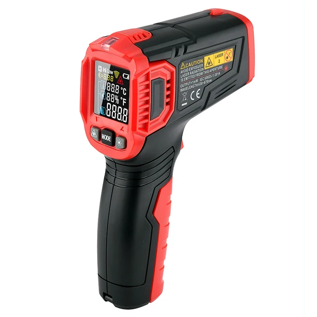 Dropshipping Habotest HT650C Infrared Thermometer For Industry Temperature Laser Gun -50~+800 Celsius Temperature Test CE