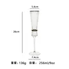 Gold waist champagne glass