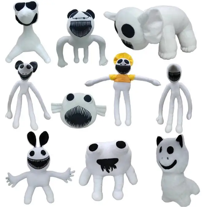 Custom Zoonomaly Plush Zoo Animal White Stuffed Monsters Kids Gifts ...