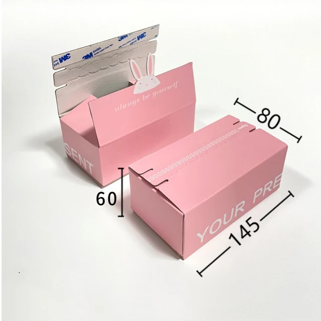 KULICA Shipping Shoe Clothing Mailer Box Tear Tape Self-Adhesive Mystery Gift Paper Box Surprise Folding Box