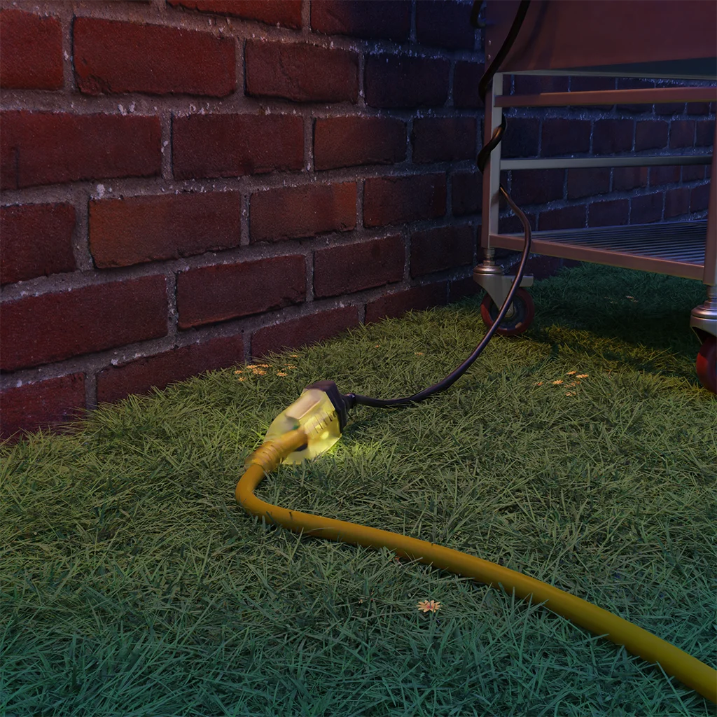 Heavy Duty 12/3 Sjtw 25ft 50ft Light Indicator Outdoor Use 125v Waterproof Power Retractable