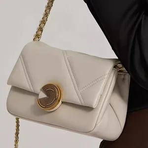 A-90 New High-Grade All-Match Niche PU Women's Bag New Arrival Korean Single Shoulder Chain Underarm Bag Fashionable Summer