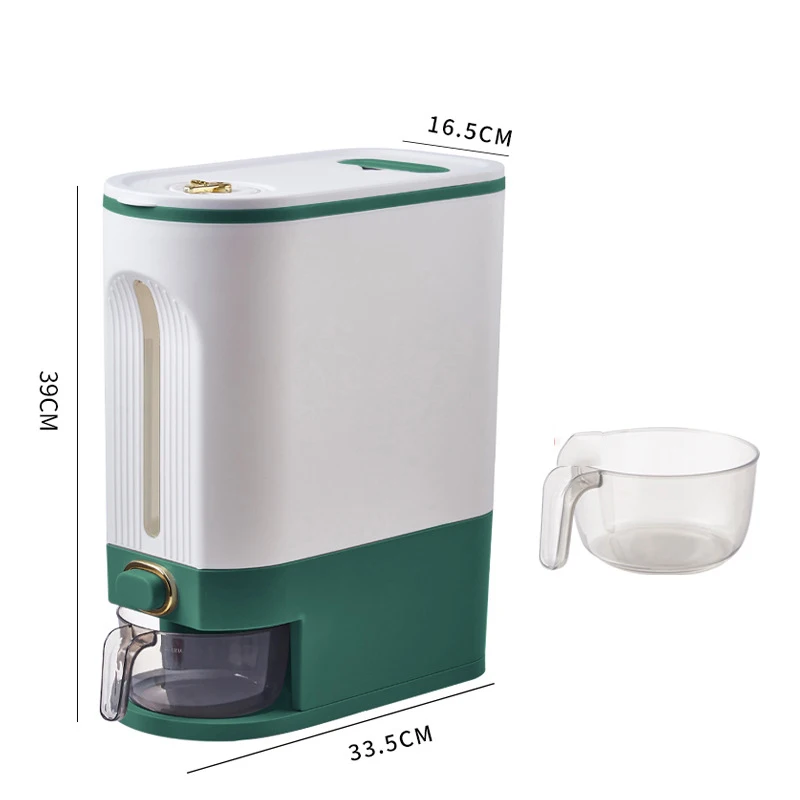 Plastic Rice Storage Container Grain Organizer Rice Storage Container for Flour Rice Grain