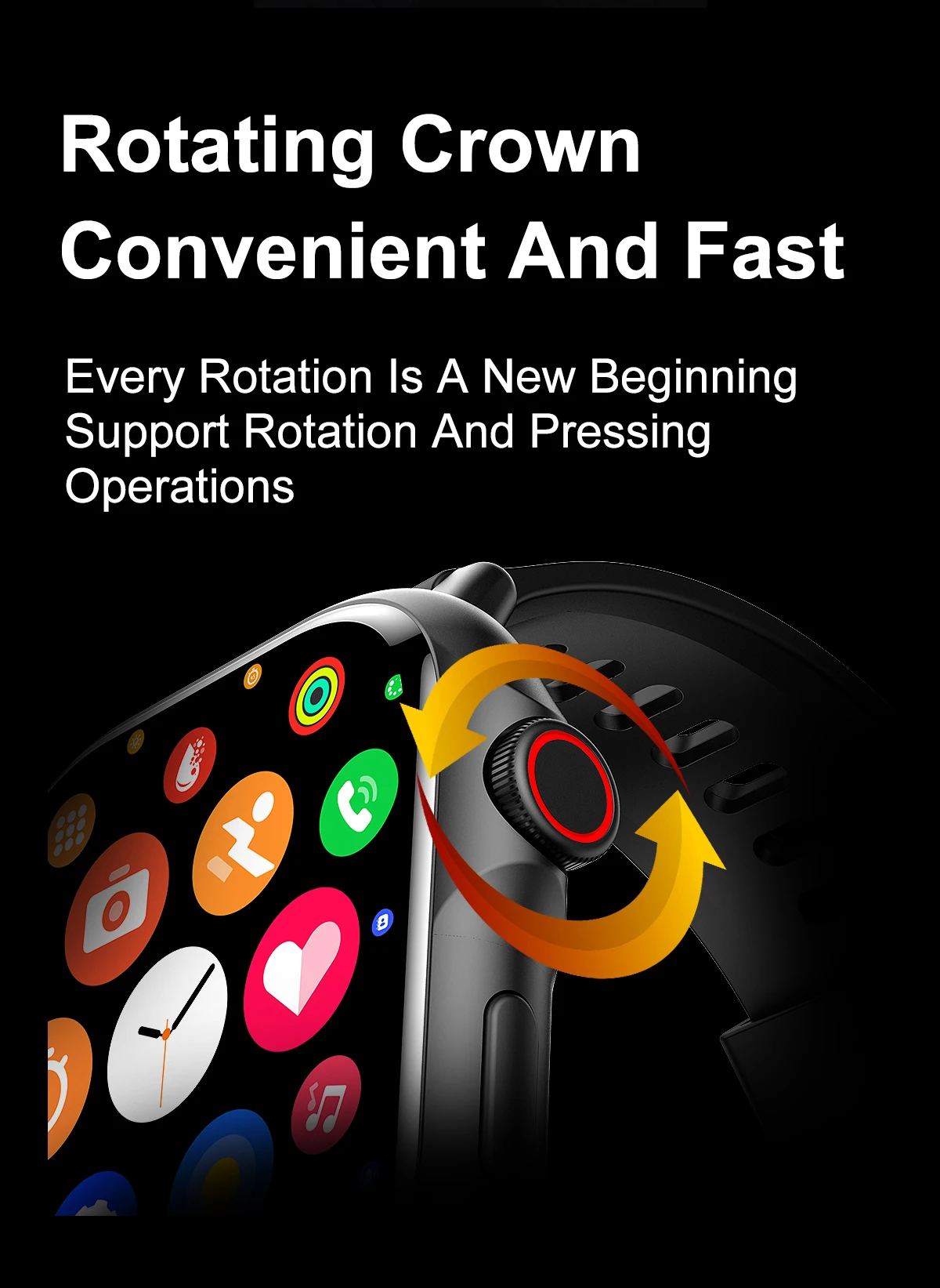 Full Touch BT Calling Waterproof Fashion Wrist Relojes Smart Watches Sports Pedometer Heart Rate Smartwatch for Men Women Kid