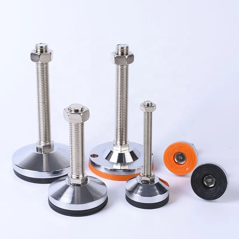 Adjustable M12 M16 M18/20/24 Stainless Steel Support Feet for Conveyor Machine High Load Furniture Mounts Customized Hospitals