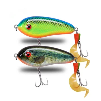 Lure 25g Freshwater Biomimetic Artificial Fish Jerkbait Solid Slow-Sinking Pike Lure Bait 60-115mm 35 – Minnow – view 4