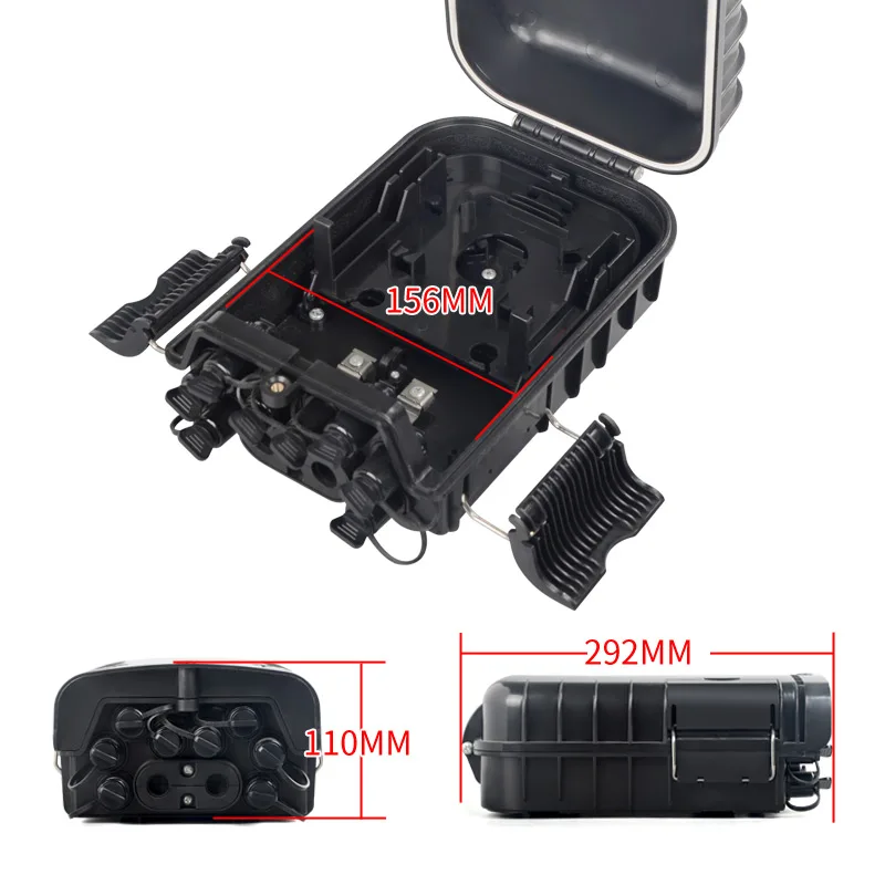 1x8 SC APC ABS Box Single Mode PLC Splitter 8 Core Optic Fiber Box FTTH Terminal Outdoor For HUAWEI waterproof port NAP ODP FDB