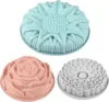 Flower Shape Cake Molds/3 Pcs