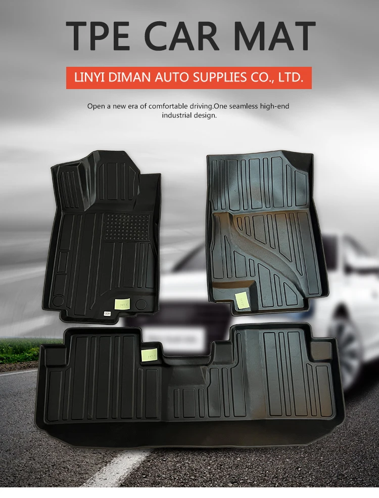 All Weather Acceptable 3d Tpe Car Floor Liner Dedicated Car Mats For