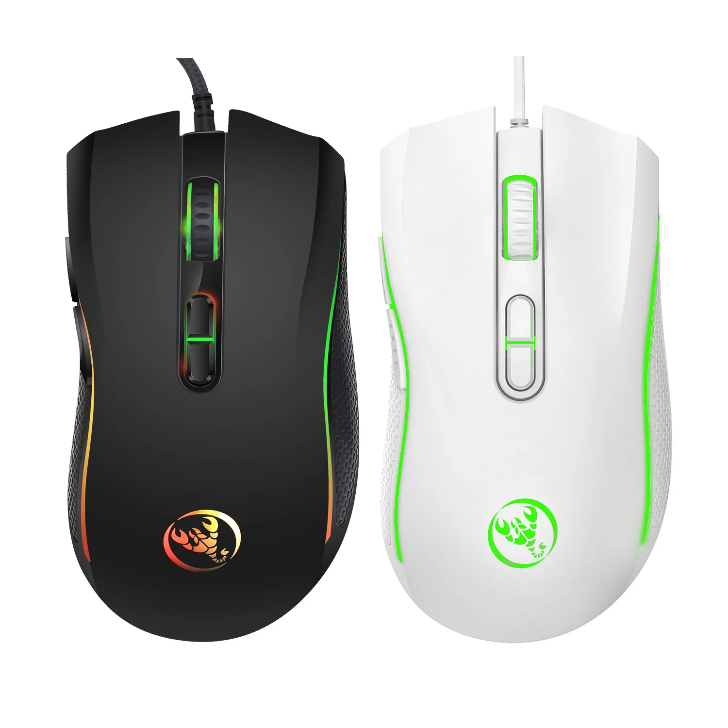 マウスまとめ売り HXSJ A869 Gaming Mouse - 3200 DPI, Ergonomic, and LED