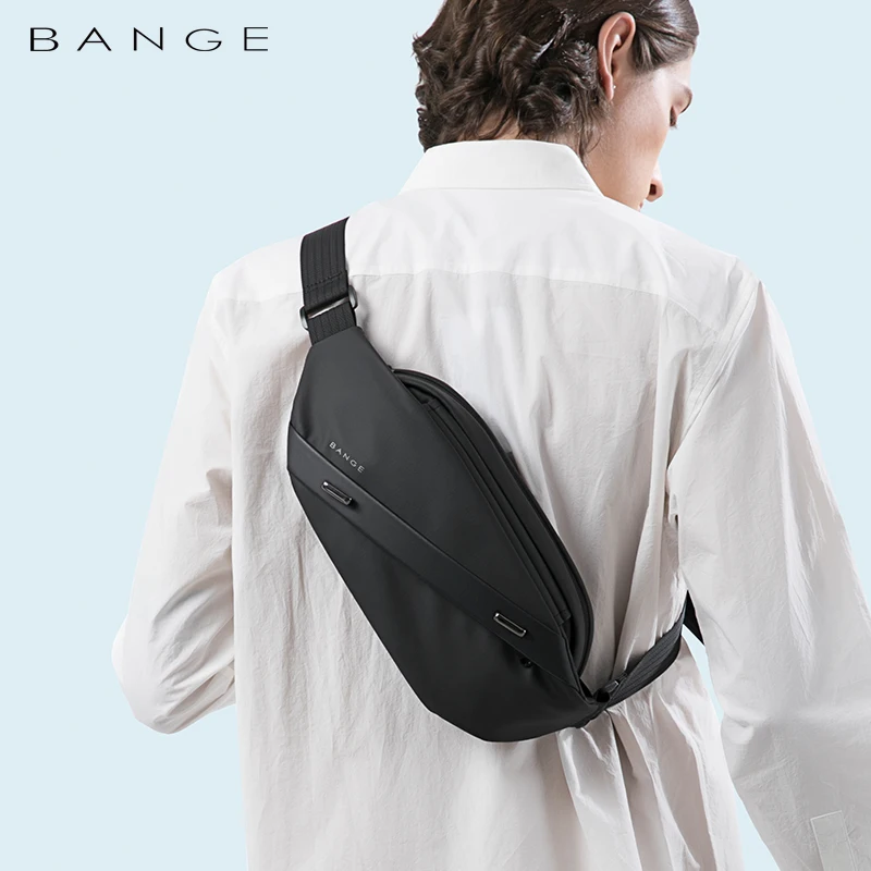 Wholesale Bange Factory new design wholesale stylish waterproof black men  crossbody bags sling custom sling bag men korean style sling bag From  m.