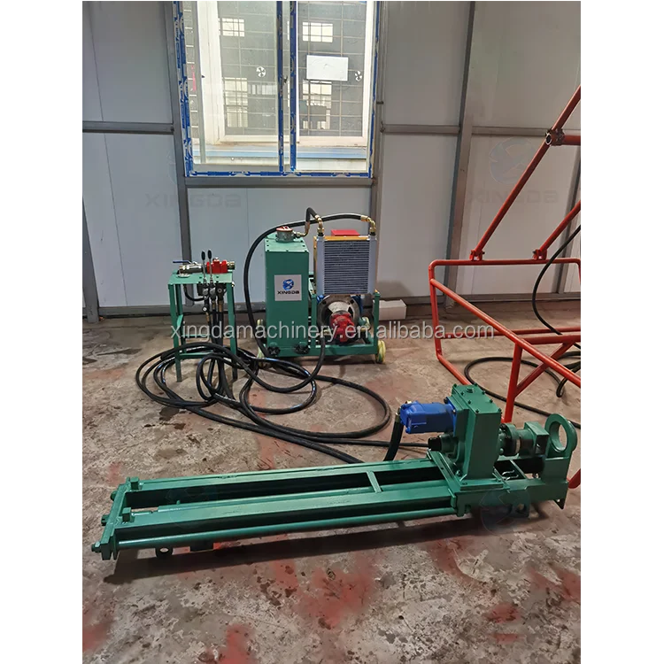 Electric Power or Diesel Engine Small Portable 60m Deep Hard Rock Hydraulic DTH Hammer Drilling Rig Machine