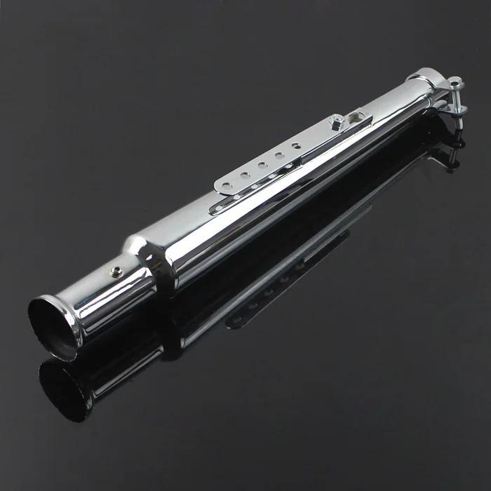 thumbnail interactive-video image 1 of Universal Cocktail Shaker Muffler For Choppers & Bobbers - Fits Triumph, Norton, Harley, Etc. 1 of 9