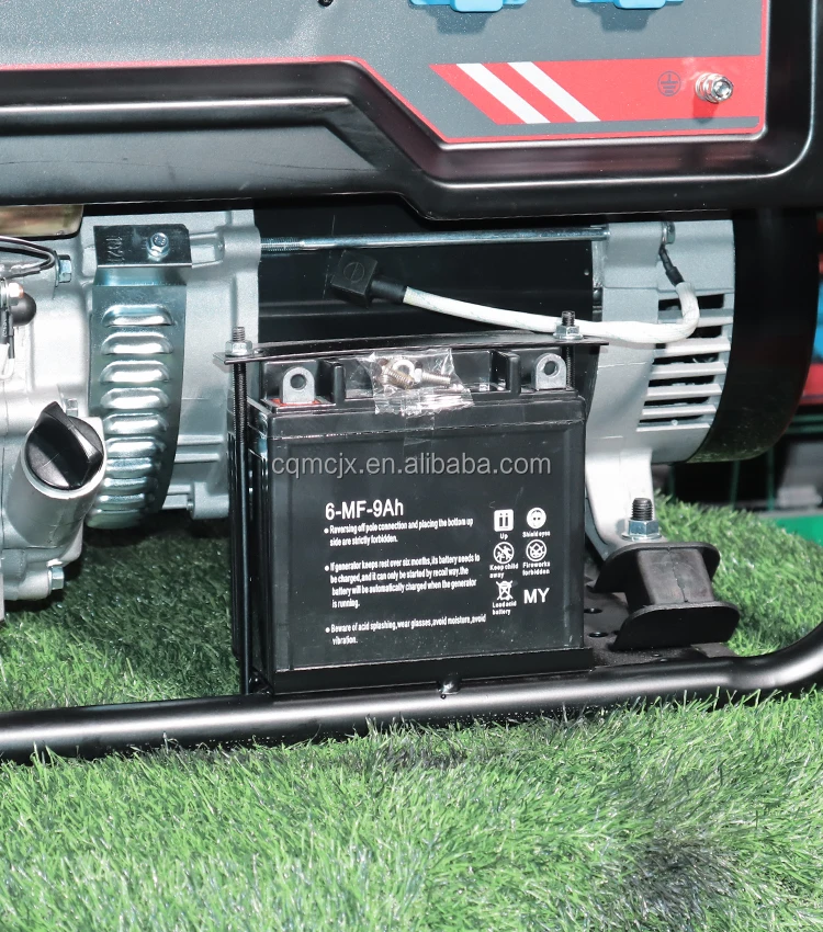 6.5kva 6.5kw 6500w 6500 Watts 50hz/60hz Gasoline Generators Electric Start Open Frame Petrol Generator Ac Generators supplier