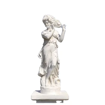 Famous Garden White Marble Statue Marble Hand Carved  Sex Lady Sculpture