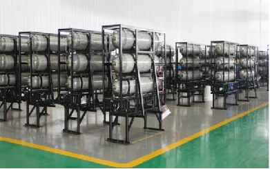 210L Hydrogen Gas Tank Assembly 35MPa Hydrogen Storage Cylinder for ...