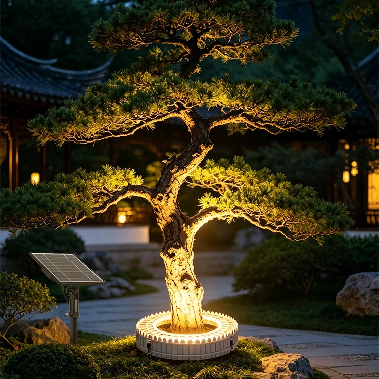 DC24V Solar Outdoor Waterproof LED Tree Hugging Light - IP65