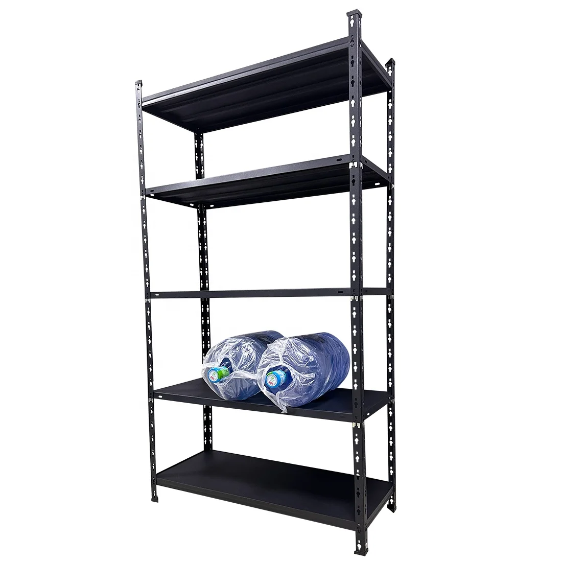 Warehouse Racks Multi Level Racks Metal Angle Steel Shelf and Supermarket Shelving Light Metal Rack