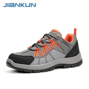 Wholesale Unisex Sports New Style Comfortable Microfiber Leather Safety Shoes Non-Slip PU+PU Sole Anti-Smash/Puncture Iron Toe