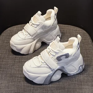 Thick Soled 9CM Women's Shoes, Autumn New Collection, Internet Famous, Casual, Fashionable, Versatile and Explosive Shoes