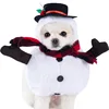 Costume da pupazzo di neve bianco 1