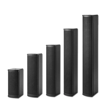 High power POE QC series network Dante passive sound column line array conference speaker customizable logo