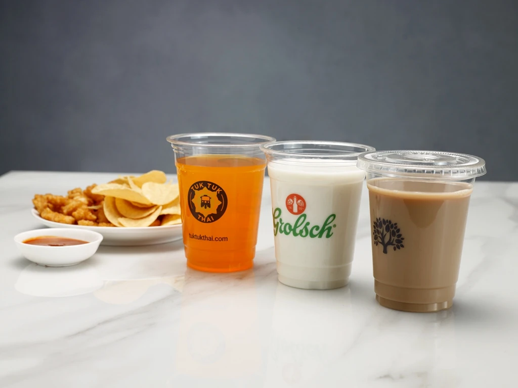 Новый дизайн, биоразлагаемые пластиковые чашки пла 8oz-24oz для защиты окружающей среды