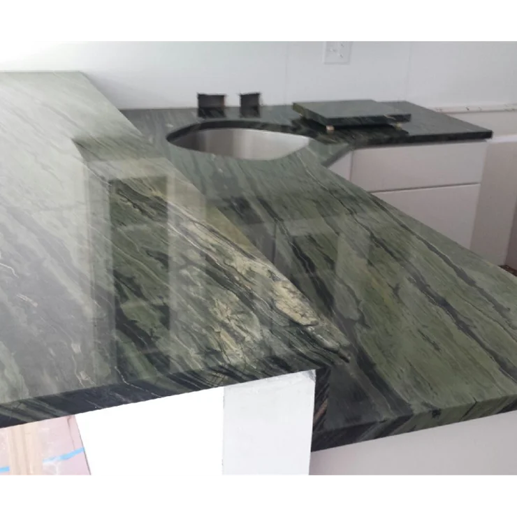 Verde Bamboo Quartzite Kitchen Countertop from United States 