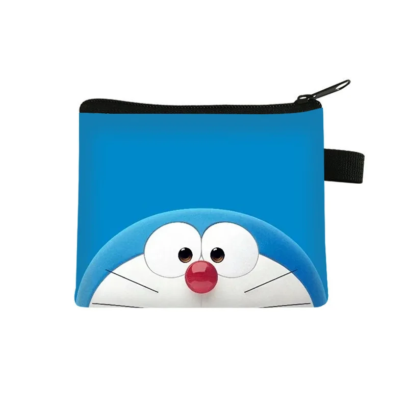 Newest Cartoon Anime Dora Polyester Coin Purse With Zipper for Kids Promotional Gifts Wallets Hold Money Card Coin Purse