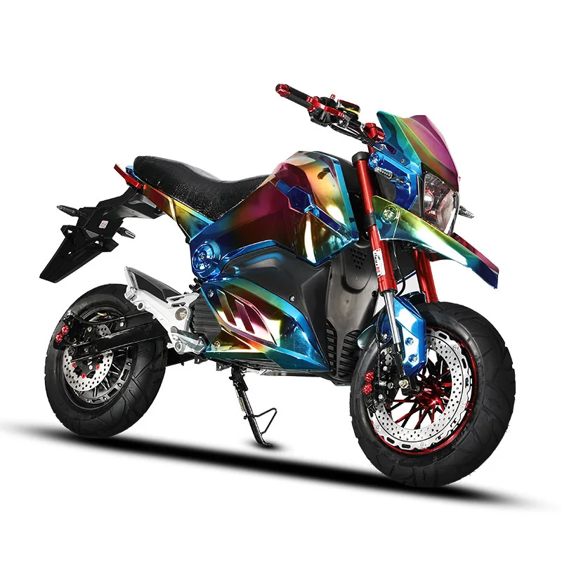 High Performance Long Range Moped Electric Motorcycle 72V 2000W Electric Motorcycle Hub Power