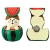 Watermelon Cat Refrigerator Sticker