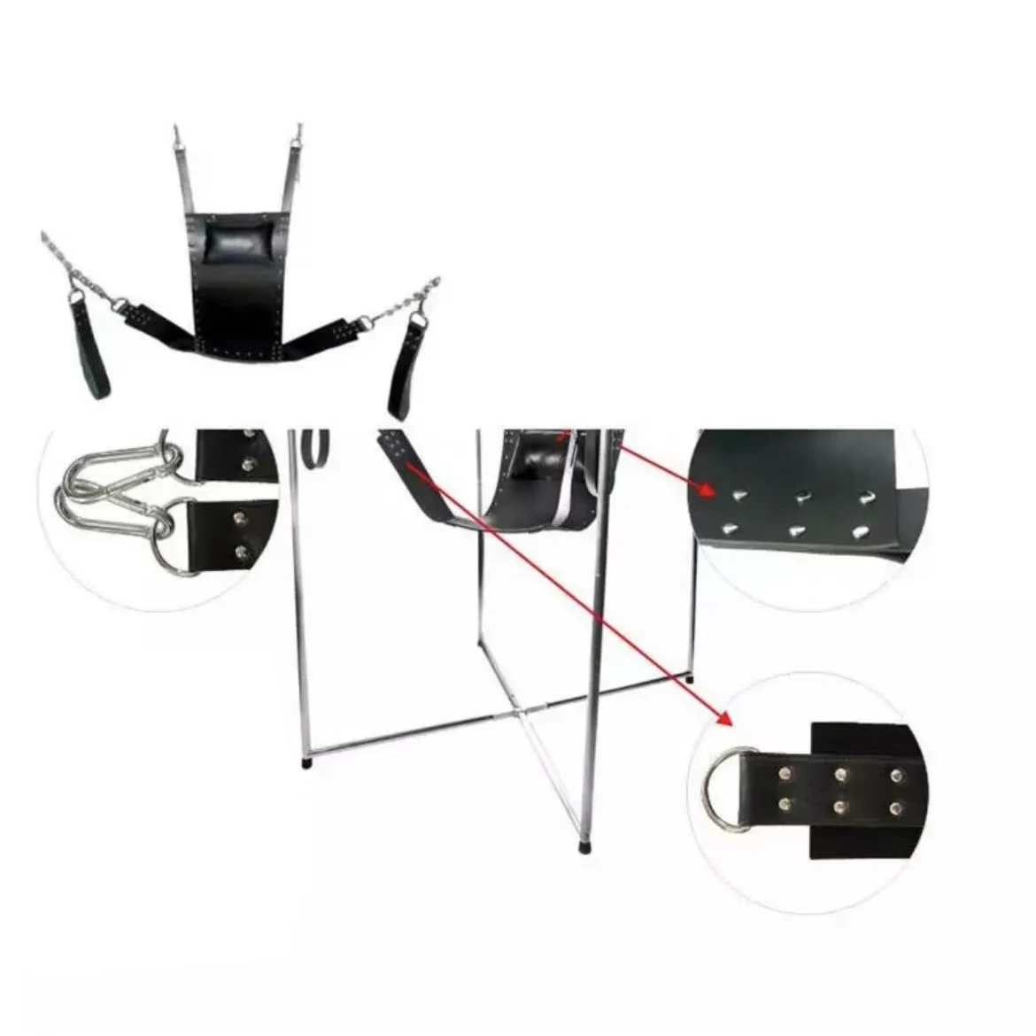 Indoor Sex Swing Seats with Metal Stand Leather Sling Hammock Chair Pillow  Adult Games BDSM Bondage Toys Fetish Sex Furnitures| Alibaba.com