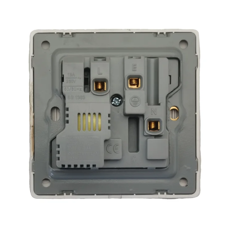 Good Quality Rose Gold Light Wall Socket 13A UK Standard Electrical Switch Sockets British Standard Switch Socket Universal USB