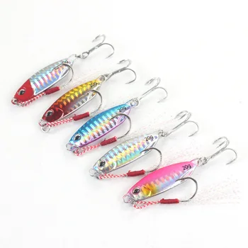 Wholesale Duo Iron Plate Lure Bait Double Hook Manufacturer's Sea Fishing Tool for Bass Mackerel Catfish Ocean Boat Fishing – Hooks – view 2