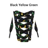 Negro amarillo verde