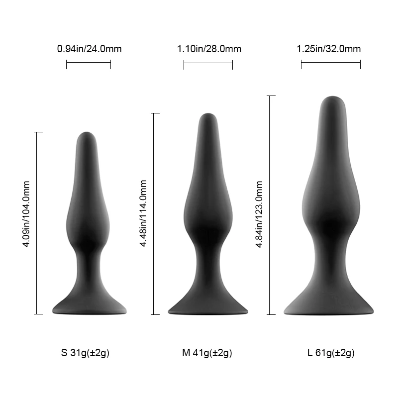 anal plug größen Plug anale vibrante in silicone con telecomando Toosh main image 0
