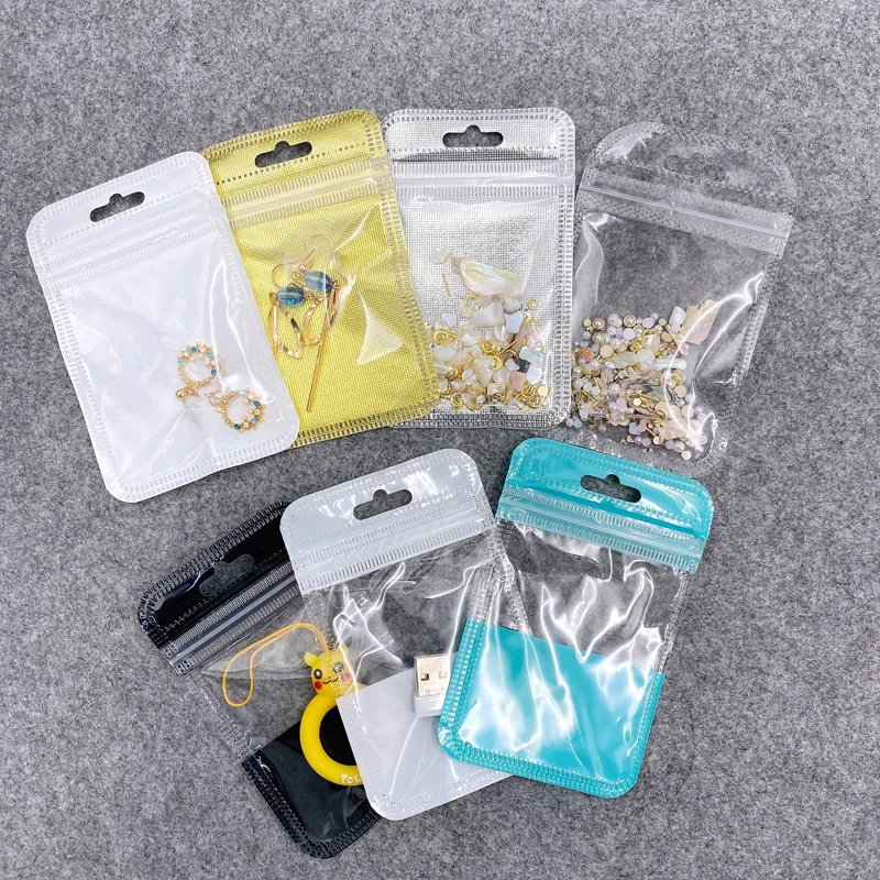 Mini Pouch Full Colors Plastic Poly Bag Zip Lock Bags